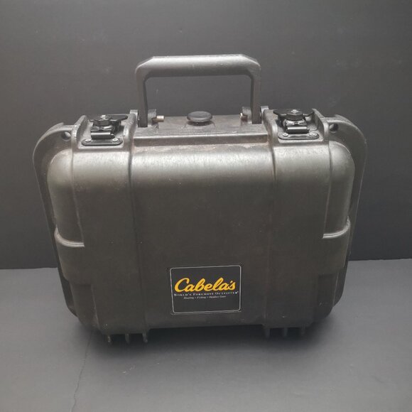 Cabela's H11 Black Pistol & Ammo Lockable Case with Foam Inserts 12"x 10" - Picture 1 of 8